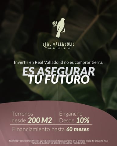 TERRENOS EN VENTA EN VALLADOLID, YUC.