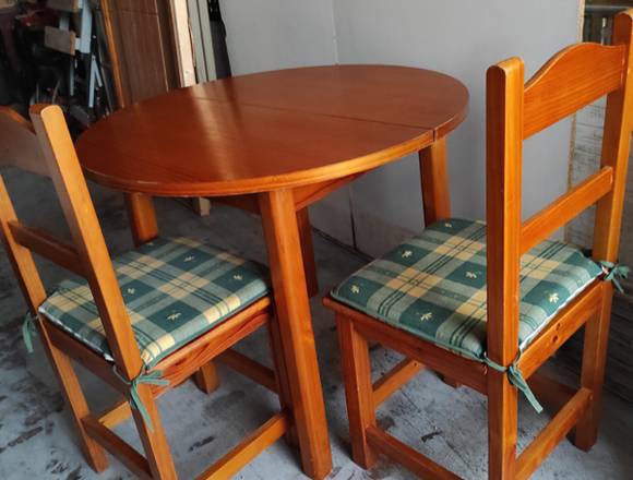 Mesa despegable para 6
