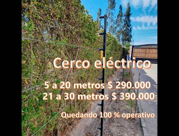 Instalación Cerco eléctrico en Santiago (Comuna)