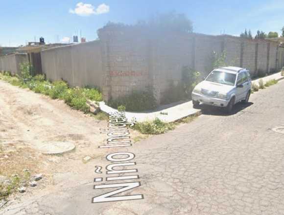 Terreno totalmente bardeado, excelente ubicación. en Temascalapa (Municipio)