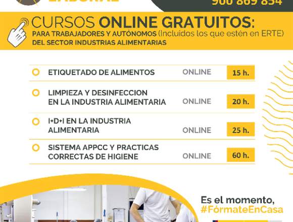 FORMACION GRATUITA TRABAJADORES ONLINE