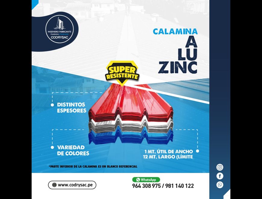 CODRYSAC PRODUCTOS ALA EXIGENCIA DE SUS PROYECTOS en Lima (Lima 1) (Distrito)