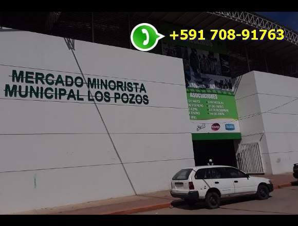 VENTA LOTE FRENTE A MERCADO LOS POZOS - AV ALEMANA en Santa Cruz (Localidad)