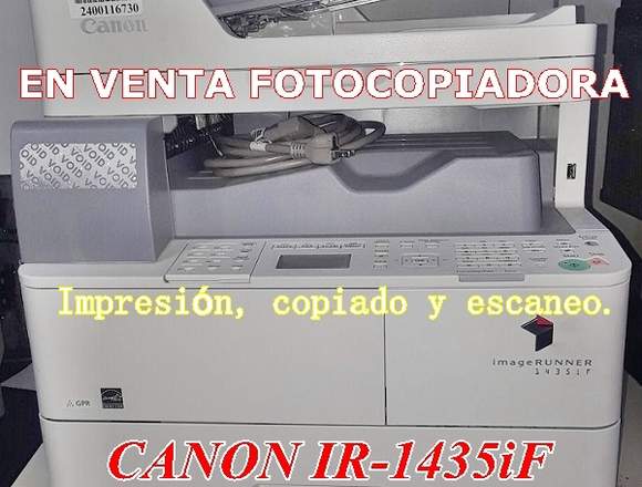 VENDO NUEVITA FOTOCOPIADORA CANON MULTIFUNCIONAL!! en Santa Cruz (Localidad)