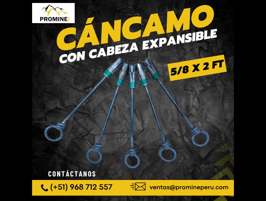 CÁNCAMOS CON CABEZA EXPANSIBLE | PROMINE PERU