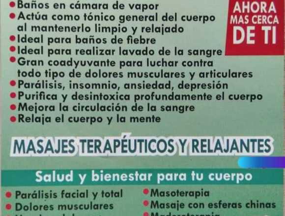 Centro de Masajes | Sauna Herbal |