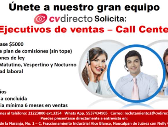 EJECUTIVO TELEFONICO VENTAS