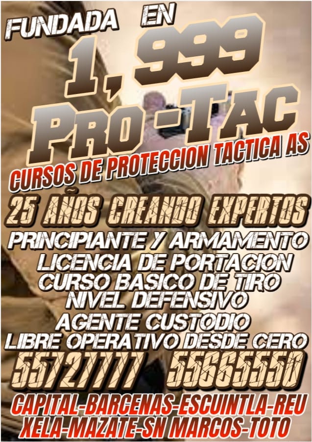 poligono y cursos de tiro basico a experto en Quetzaltenango (Municipio)