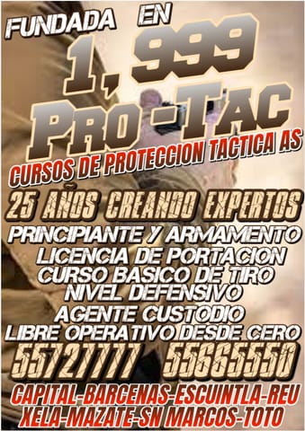 poligono y cursos de tiro basico a experto en Quetzaltenango (Municipio)
