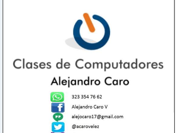 Cursos básicos de informática a domicilio en Medellín (Municipio)