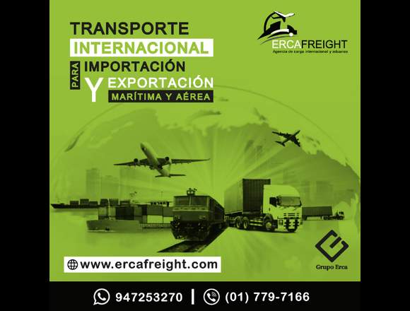 TRANSPORTE INTERNACIONAL PARA IMPORTACIÓN Y EXPOR