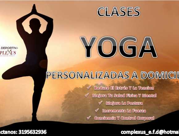 Yoga Clases de yoga a domicilio o barrio estancia