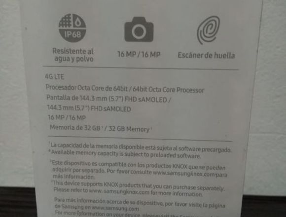 samsung A7 - 2017 en caja nuevo en Lima (Lima 1) (Distrito)