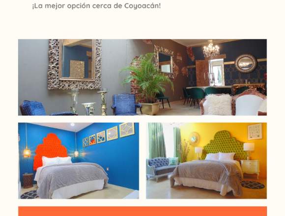 Suites muy cerca de Coyoacàn en Coyoacán (Municipio)