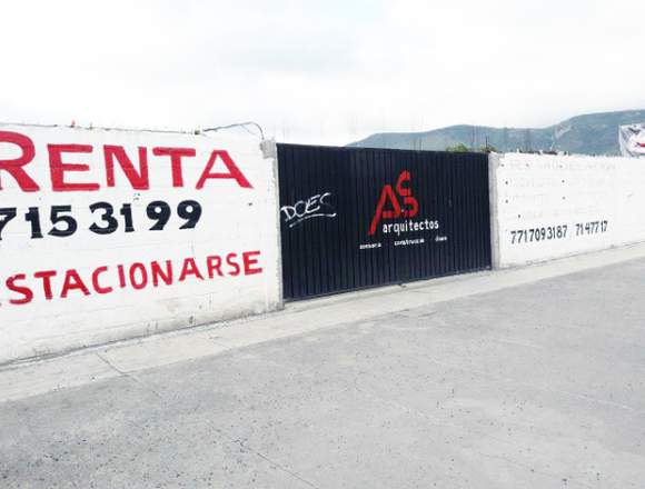 SE RENTA TERRENO EXCELENTE UBICACION BOULEVARD en Pachuca de Soto (Municipio)