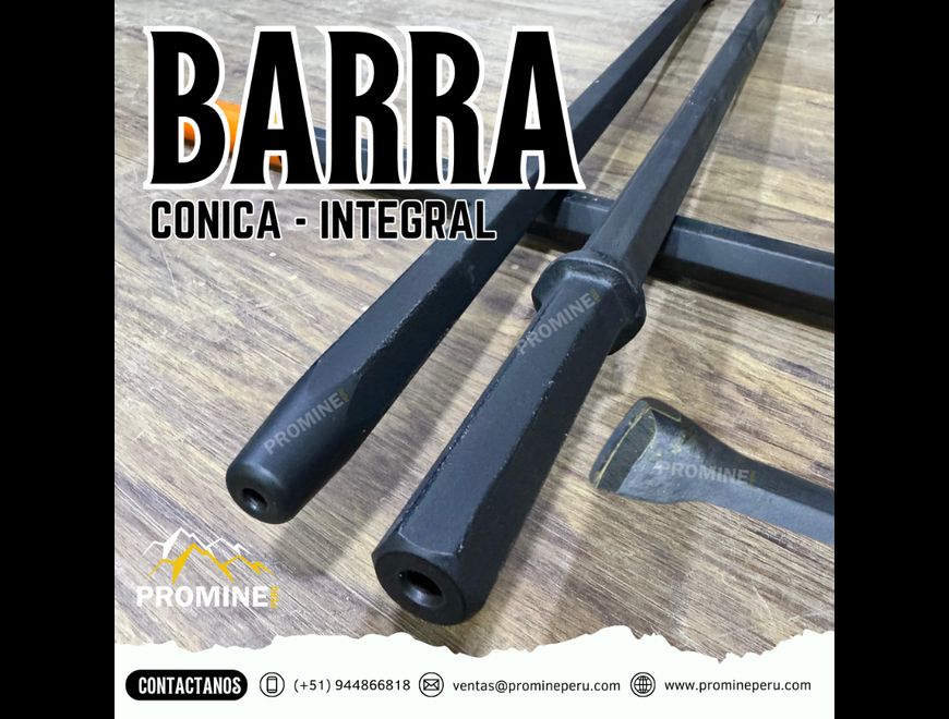 Barra de Perforación Cónica e Integral en Cerro Azul (Distrito)