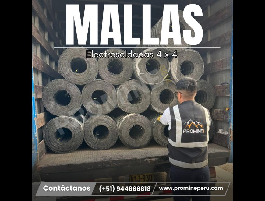 Malla Electrosoldada Negra – Uso Minero