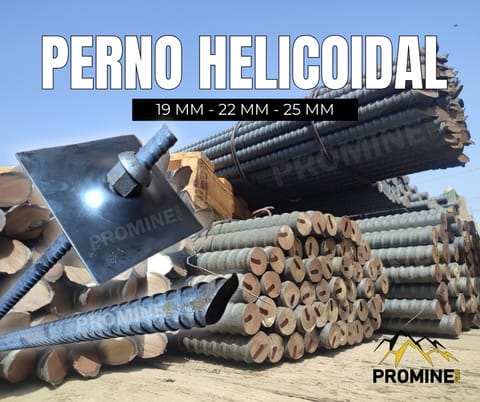Perno Helicoidal 19mm – Anclaje de Alto Desempeño en Pozuzo (Distrito)