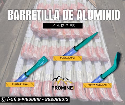Barretilla Aluminio – Desate Seguro - Antichispa en Yanahuanca (Distrito)
