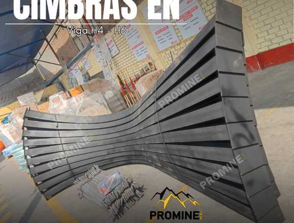Cimbras en Viga H – Sostenimiento de Túneles en Cajamarca (Distrito)