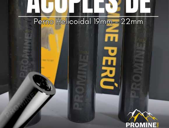 Acoples para Perno Helicoidal 19 mm - Mineria en Yungay (Distrito)