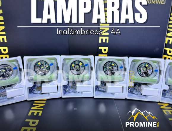 Lámparas Mineras 4A Inalámbricas – 3 Tiempos en Puno (Distrito)