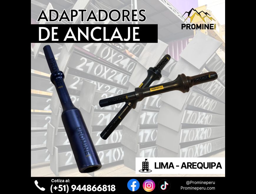 Adaptadores de Anclaje – Unión en Sostenimiento en Huacchis (Distrito)