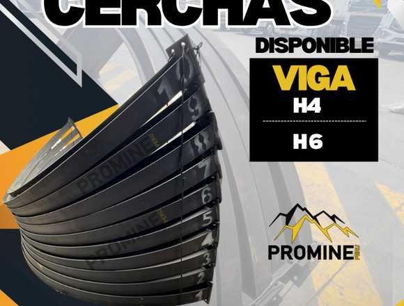 CIMBRA METÁLICA TIPO H – PROMINE | Soporte Minero en Los Órganos (Distrito)