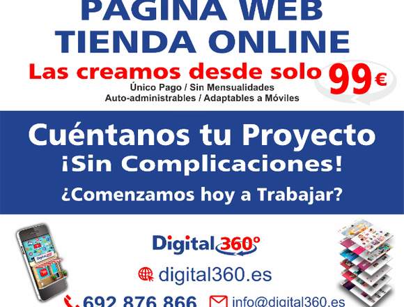 Página web y Tienda Online