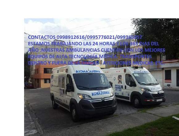 SERVICIO DE AMBULANCIA Y MEDICO A DOMICILIO en Pichincha (Cantón)