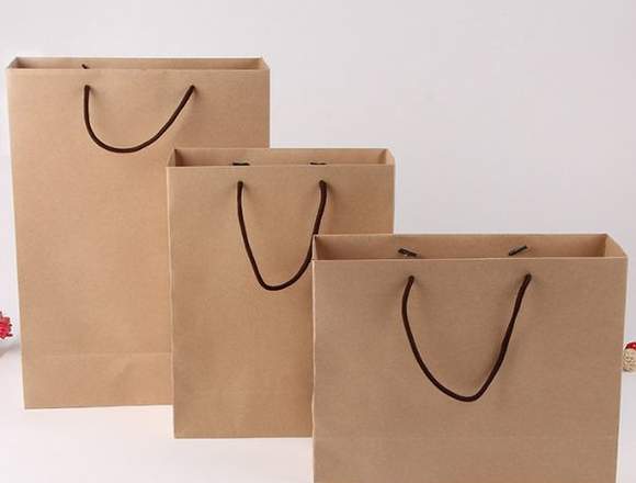 bolsas de papel Kraft, Bond, Couche, etc.