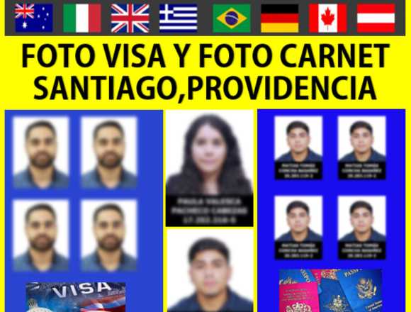 FOTOGRAFIAS:Foto Visa y Foto Carnet en Providencia en Providencia (Comuna)