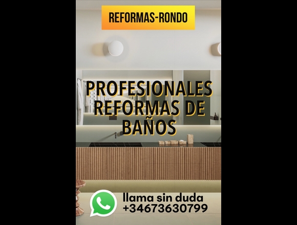 PROFESIONALES REFORMAS DE BAŃOS