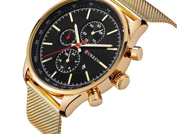 Reloj CURREN Correa de Color Dorado Estilo Clásico en Aguascalientes (Municipio)