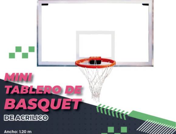MINI TABLERO DE BASQUET ACRILICO PARA NIÑO en San Miguel (Lima 32) (Distrito)