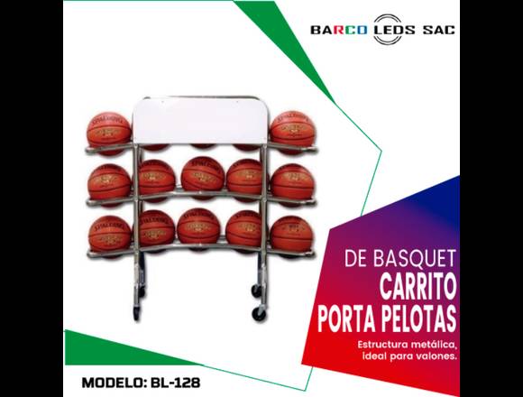 CARRITO DE PELOTAS PARA BASQUET1 en San Miguel (Lima 32) (Distrito)