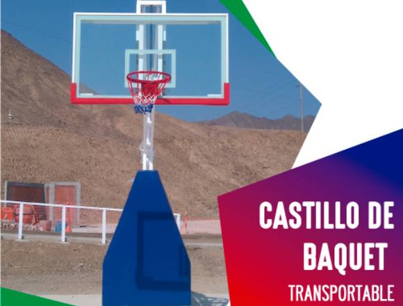 CASTILLO DE BASQUET TRANSPORTABLE en San Miguel (Lima 32) (Distrito)