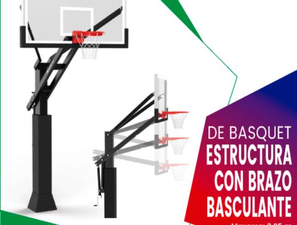 CASTILLO DE BASQUET ESTRUCTURA DE BRAZO BASCULANTE en San Miguel (Lima 32) (Distrito)