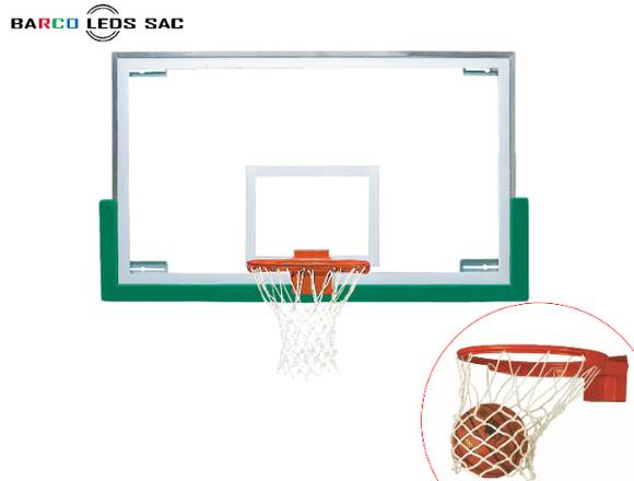 TABLERO DE BASQUET vidrio