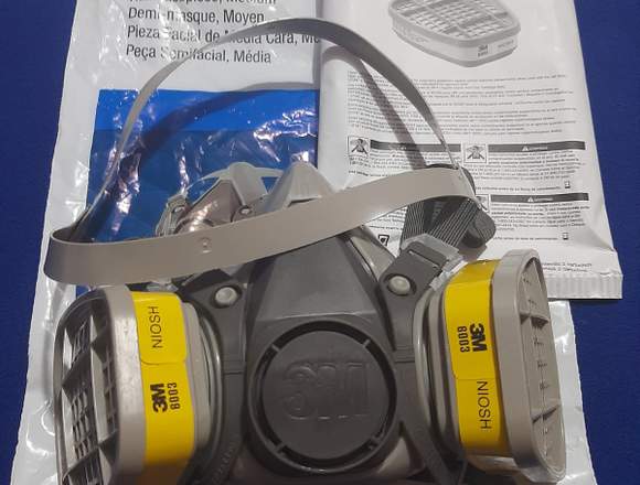 RESPIRADOR 3M 6200 FILTROS 6003 PROTECCION COVID en Lima (Lima 1) (Distrito)