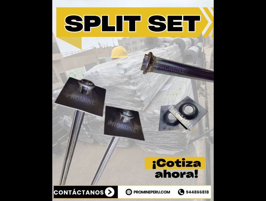 Split Set | Perno | Anclaje Minero Expandible en Ayacucho (Distrito)
