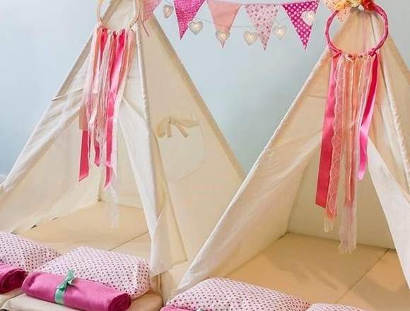 Vendo CARPAS TEEPEE para PIYAMADAS PARTY en Santa Fe (Localidad)