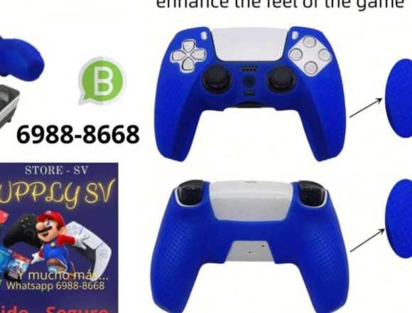 Set funda p control ps5, 2pares de gomas p boton en San Salvador (Municipio)