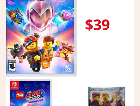 Lego movie 2 juego de Nintendo switch nuevo en San Salvador (Municipio)