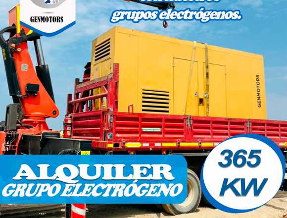 ALQUILER - GRUPO ELECTROGENO 365 KW en Trujillo (Distrito)