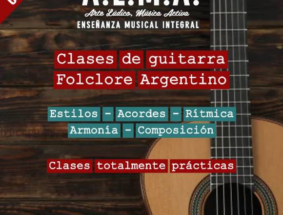 Clases de Guitarra (Folclore Argentino) Caballito en Buenos Aires (Localidad)