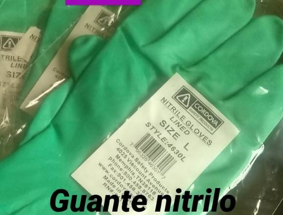 Par de guantes nitrilo flokado Cordova en Naguanagua (Municipio)