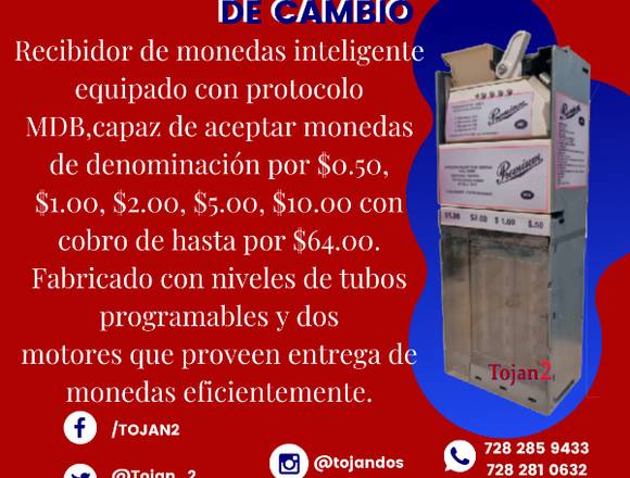 MONEDERO CON DEVOLUCIÓN DE CAMBIO en Lerma (Municipio)