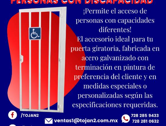 PUERTA DE ACCESO A PERSONAS CON DISCAPACIDAD en Lerma (Municipio)