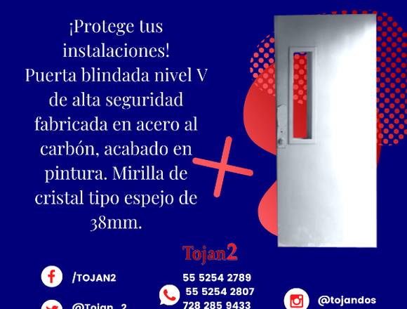 Puerta blindada nivel V en Lerma (Municipio)
